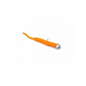 5 cm Tırtıklı Kuyruk Silikon Yem Seti, Yüksek Görünürlük ve 1.2g Jighead
