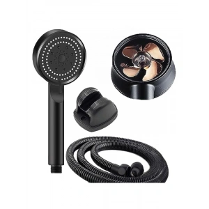 5 Fonksiyonlu Duş Başlığı - Turbo Pervaneli, 150 cm Hortum ile
