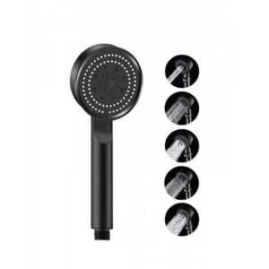 5 Fonksiyonlu Yüksek Basınçlı Duş Başlığı - Su Tasarruflu