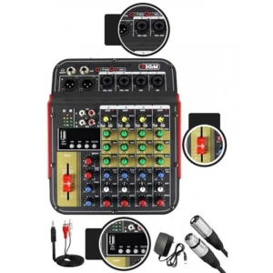 5 Kanal Ses Kartlı Mikser, Stüdyo Kayıt İçin Kullanışlı