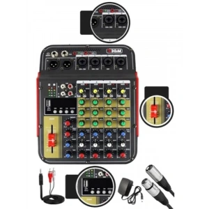 5 Kanal Ses Mikseri - Stüdyo Kayıt ve Phantom Güçlü