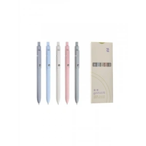 5li Morandi Renkli Jel Kalem Seti, Mavi Mürekkepli