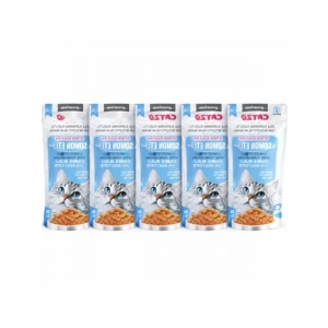 5li Paket Somon Balıklı Premium Islak Kedi Maması (85 Gr x 5)