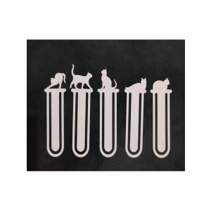 5li Plastik Kedi Kitap Ayraç Seti