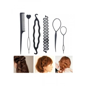 5li Siyah Renk Saç Tokası Seti - Kolay Kullanım