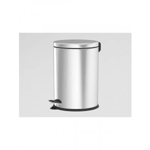 5 Litre Kapasiteli Paslanmaz Çöp Kovası - Krom Kaplama