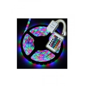 5 Metre RGB Şerit LED Seti, İç ve Dış Mekan için Silikonlu Tasarım