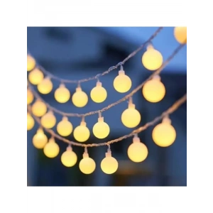 5 Metre Uzunlukta Sıcak Sarı LED Işık Zinciri, Modüler Sistem