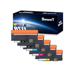 5 Paket Uyumlu Renkli Lazer Toner, 117A Modeli için