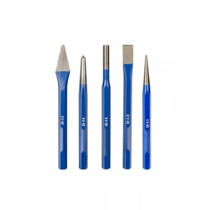 5 Parça Profesyonel Noktalama ve Keski Seti (CR-V Çelik)