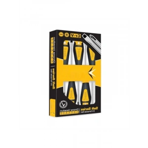 5 Parçalı Chrome Vanadyum Tornavida Seti, Ergonomik Tasarım