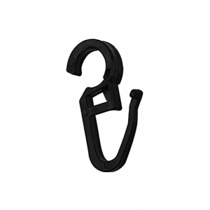 50 Adet Siyah Rustik Perde Klipsi - Evinizi Şık Hale Getirin