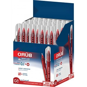 50li Kırmızı Tükenmez Kalem Seti