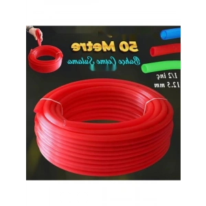 50 Metre İç Çap 1/2 Naturel Silikonlu Bahçe Su Hortumu