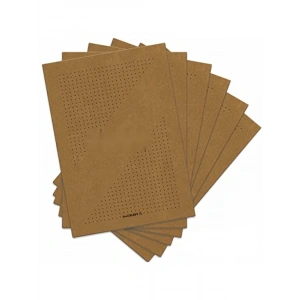 50 Yapraklı Noktalı Defter, Kraft Kapak, 13,5x23 cm