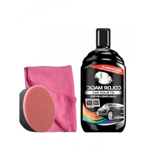 500 Ml Jet Black Renkli Cila ve Aksesuar Seti