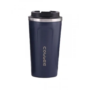 500 ml Kapasitede Lacivert 304 L Çelik Vakumlu Kahve Termos