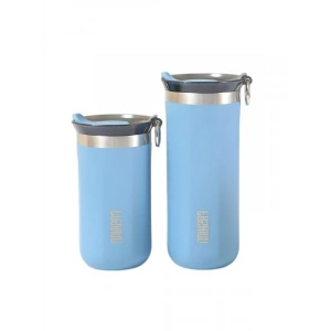 500 ml Mavi Renkli Çelik İçli Termos, Pratik Kullanım