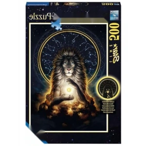 500 Parça Aslan Temalı Puzzle, Canlı Renkler