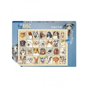 500 Parça Eğlenceli Köpek Portreleri Puzzle