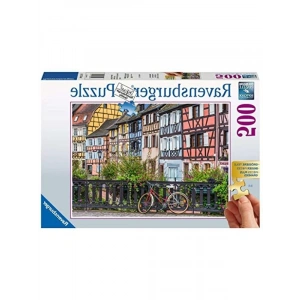 500 Parça Fransa Temalı Gold Puzzle