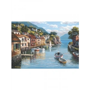 500 Parça Puzzle, Sayfiye Yeri Temalı Eğlenceli Aktivite