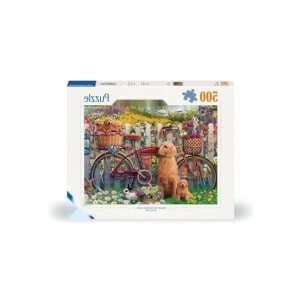 500 Parçalı Bahçede Köpekler Temalı Puzzle
