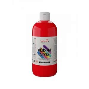 500gr Kırmızı Akrilik Boya - Yüksek Kalite