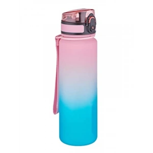 500ml Çift Renk Softtouch Tritan Su Matarası - Pembe-Yeşil