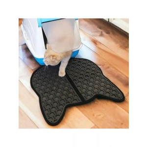 50x50 cm Elekli Kedi Kumu Paspası, Yıkanabilir