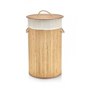 55 Litre Kapasiteli Katlanır Yuvarlak Çamaşır Sepeti