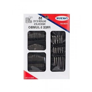 55 Parça Gümüş Göz İğne Seti