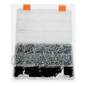 555 Adet 16 Çeşit Matkap Uçlu Vida Seti