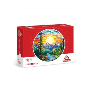 570 Parça Yuvarlak Camdan Alpler Puzzle