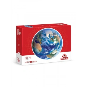 570 Parçalı Dünya Temalı Round Puzzle Seti