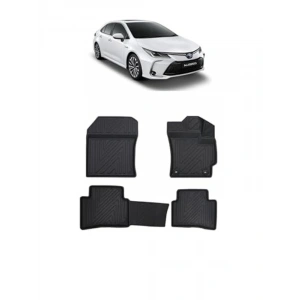 5D Ekstra Havuzlu Paspas, Toyota Corolla 2025 Model ile Uyumlu