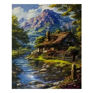 5D Yapışan Boncuk Mozaik Tablo, 40 * 50 cm Boyutunda