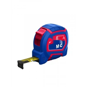 5m x 19mm Naylon Kaplama Sarı Çelik Şerit Metre