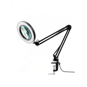 5X HD Büyüteçli LED Masa Lambası - 3 Işık Modu