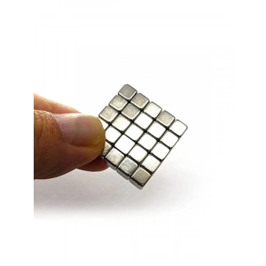 5x5 mm Sihirli Manyetik Küp, 50 Adet Güçlü Çekim ile