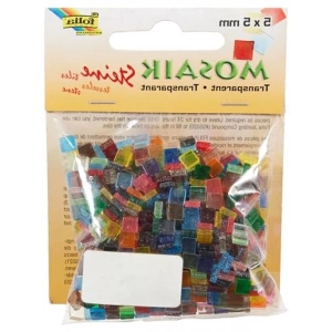 5x5 mm Transparan Mozaik - 700 Adet, 20 Renk