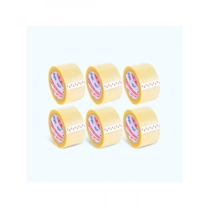 6 Adet 40mm Şeffaf Kolibandı, 100 MT Uzunluğunda