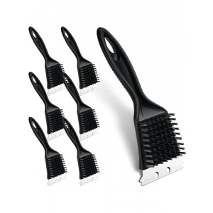 6 Adet 8 İnç Paslanmaz Çelik Tel Izgara Temizleme Fırçası