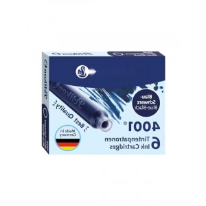 6 Adet Mavi Siyah Dolma Kalem Kartuş Seti