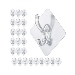 6 Adet Şeffaf Kendinden Yapışkanlı Askı - Çok Amaçlı