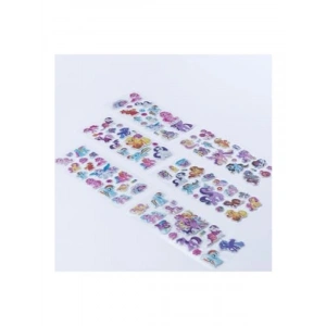 6 Adet Sevimli Unicorn Kabartmalı Yapışkan Sticker Seti