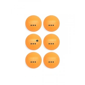 6 Adet Turuncu Masa Tenisi Topu - Yüksek Kalite
