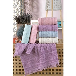 6lı Antibakteriyel El & Yüz Havlu Seti - %100 Pamuk