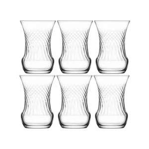 6lı İnci Çay Bardağı Seti - 105 cc