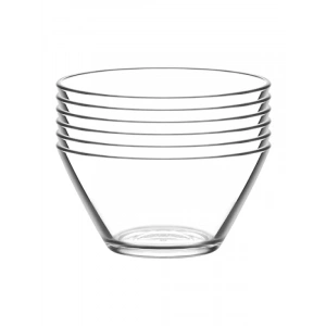 6lı Orta Boy Kase Seti, Yüksek Kalite Cam